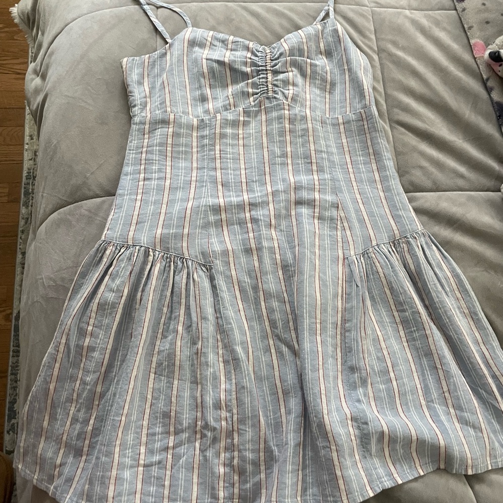 Aerie dress with Blue and White Stripes
